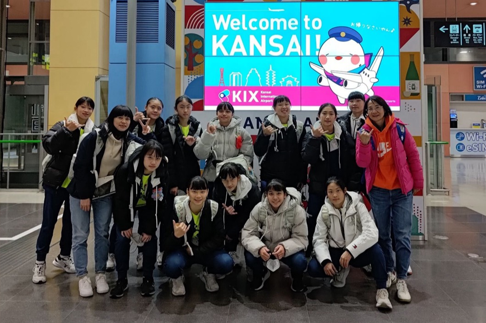 台北市民族實中女子籃球隊 × 關西籃球遠征